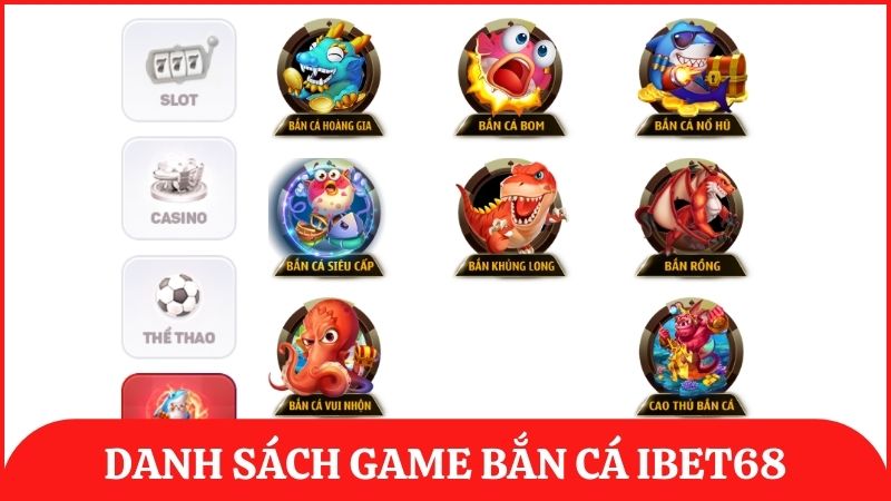 Những tựa game bắn cá đổi thưởng hấp dẫn nhất trên ibet68